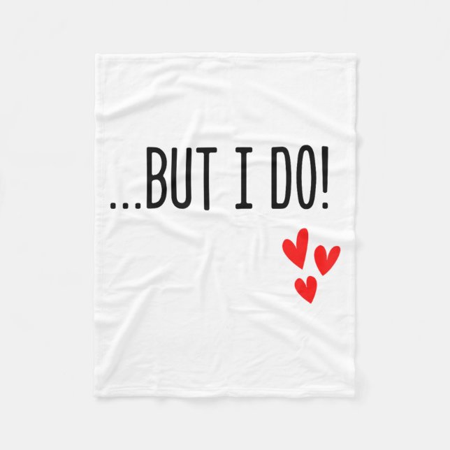 Cobertor De Velo I Don't Do Matching Hearts Valentines Day Couples  (Frente)
