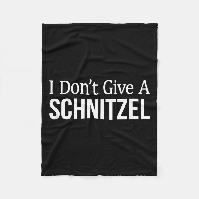 Cobertor De Velo I Don't Give A Schnitzel -  (Frente)