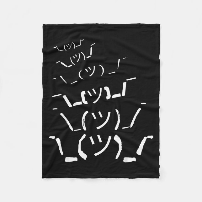 Cobertor De Velo I Don't Know Idk  (Frente)