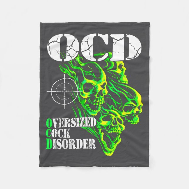Cobertor De Velo I Have Ocd Oversized Disorder  (Frente)