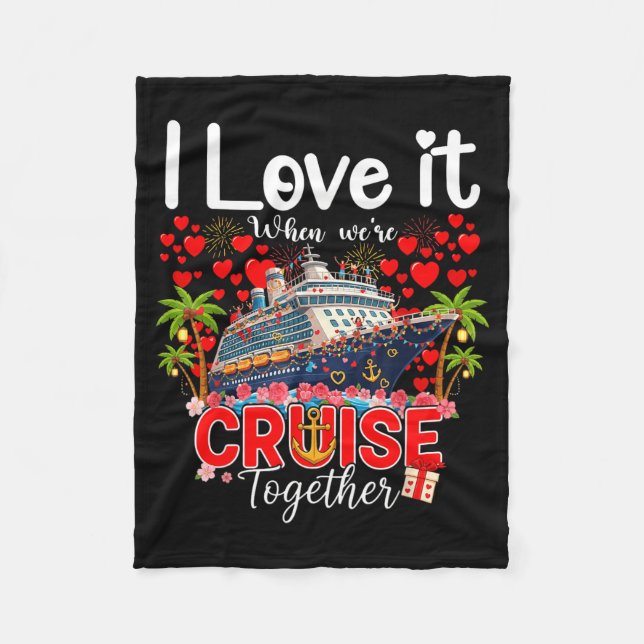 Cobertor De Velo I Love It When We're Cruising Together Cruise Vibe (Frente)