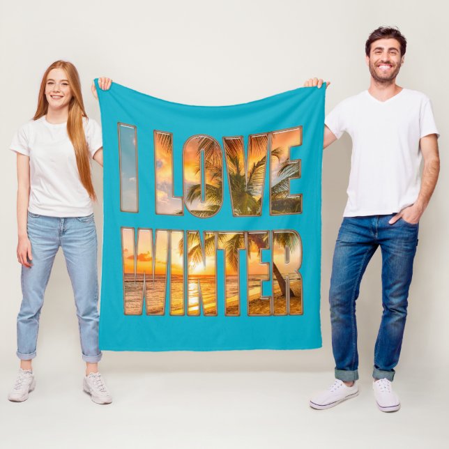 Cobertor De Velo I  love winter (In Situ)