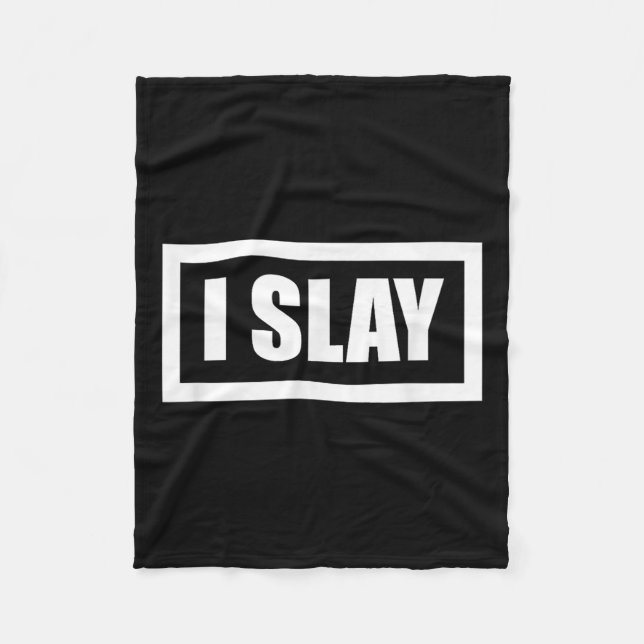 Cobertor De Velo I Slay Legal Girl Graphic Empowerotes Cotas (Frente)