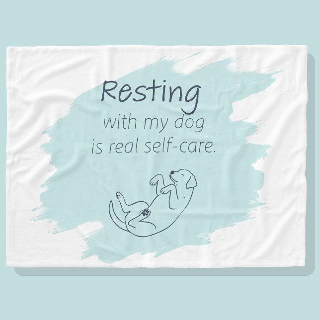 Cobertor De Velo Ice Blue Labrador Retriever Dog Mom Self‑Care  (Criador carregado)