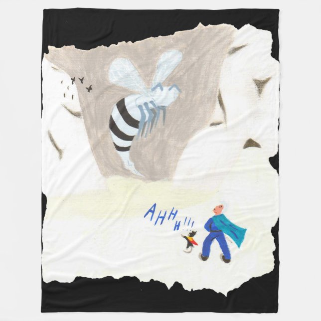 Cobertor De Velo Ice Wasp Mountain (Frente)