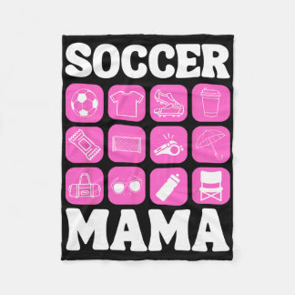Cobertor De Velo Ícones de Mãe de Futebol Essencial de Futebol _3 
