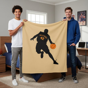 Cobertor De Velo Ideia de Presente para um Jogador de Basquete: Cob