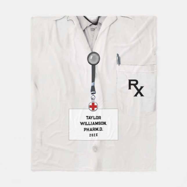 Cobertor De Velo Idéias de Presentes Personalizados para Farmacêuti (Frente)