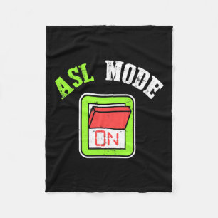 Cobertor De Velo Idioma De Sinais Im Sensibilização Dos Deficientes