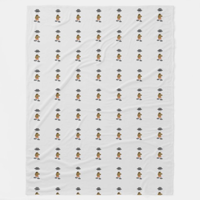 Cobertor De Velo Iggy o menino invisível (Frente)