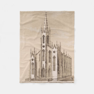 Cobertor De Velo Igreja de São Nicolau Antiga Nova York Desenho