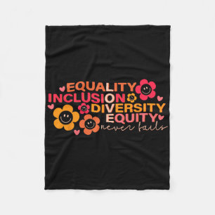 Cobertor De Velo Igualdade Inclusão Diversidade Equidade Puzzle Aut