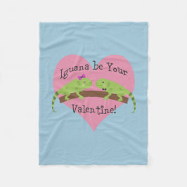 Cobertor De Velo Iguana seja seu Namorados