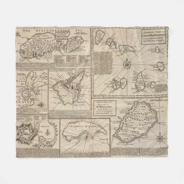 Cobertor De Velo Ilhas africanas (Frente (Horizontal))