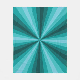 Cobertor De Velo Ilusões Ópticas Aqua Fleece Blanket