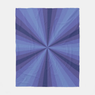 Cobertor De Velo Ilusões Ópticas Folha Azul de Folha