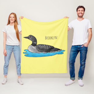 Cobertor De Velo Ilustração de desenho animado de aves soltas