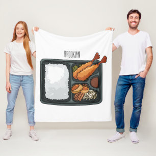 Cobertor De Velo Ilustração de desenho animado de Bento