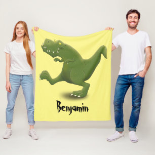 Cobertor De Velo Ilustração de desenho animado de dinossauro T Rex