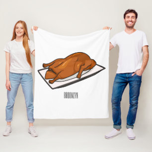 Cobertor De Velo Ilustração de desenho animado de patos-de-porco