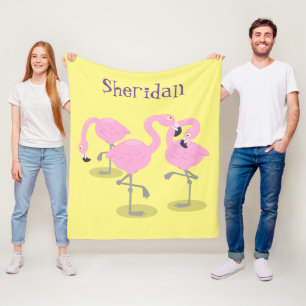 Cobertor De Velo Ilustração de desenho animado de três tons de f
