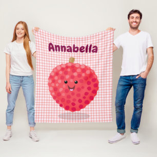 Cobertor De Velo Ilustração de desenho animado em forma de letra 