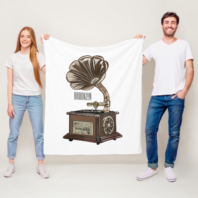 Cobertor De Velo Ilustração de desenho animado girável (In Situ)