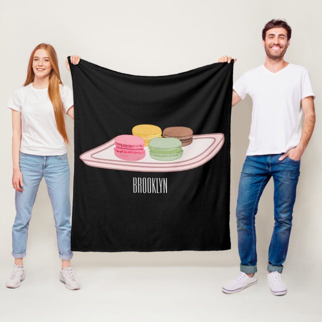 Cobertor De Velo Ilustração de desenho de Macaron (In Situ)