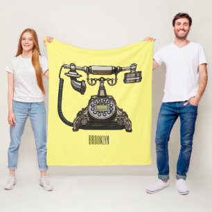 Cobertor De Velo Ilustração de desenho telefônico