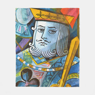 Cobertor De Velo Ilustração de estoque da Espada King Holding