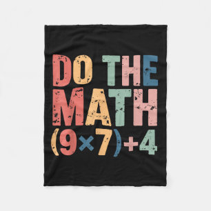 Cobertor De Velo Ilustração do Meme Math 67 Seis Sete