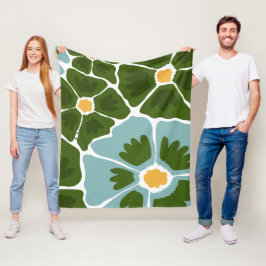 Cobertor De Velo Ilustração Floral