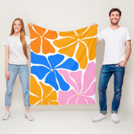 Cobertor De Velo Ilustração Floral