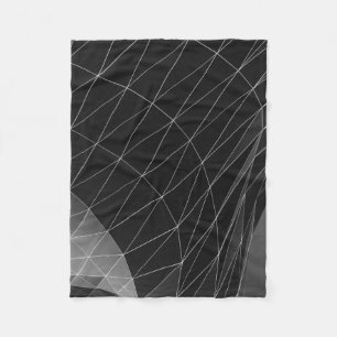 Cobertor De Velo Ilustração gráfica em preto-e-branco