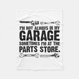 Cobertor De Velo Im Not in My Garage Im At The Parts Store