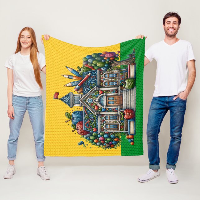 Cobertor De Velo IMAGENS do Knit da Escola de Tamanho Med (In Situ)