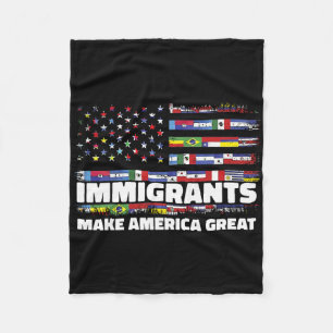 Cobertor De Velo Imigrantes Fazem a América Grande Imigrantes Méxic