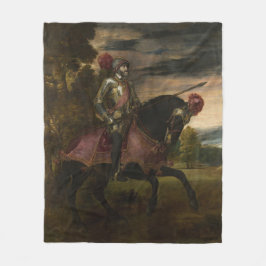 Cobertor De Velo Imperador Charles V em Horseback (por Titian)