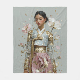 Cobertor De Velo Impressão de Arte do Hanbok Moderno