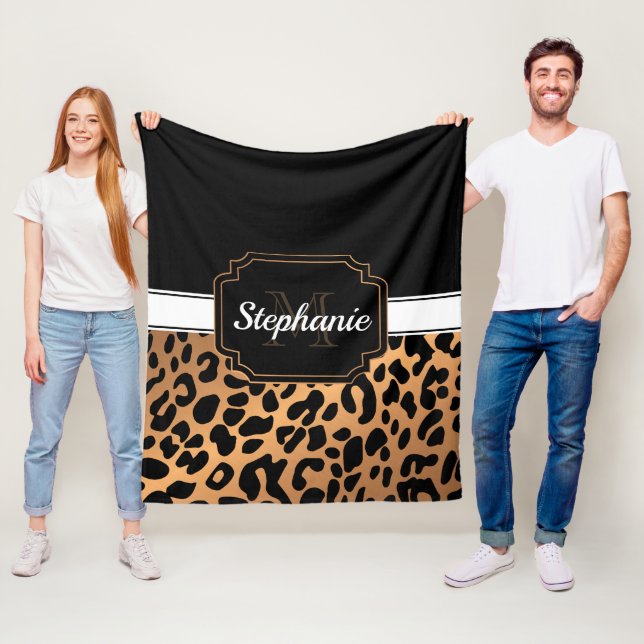 Cobertor De Velo Impressão de Leopardo Bonito (In Situ)