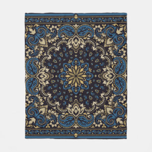 Cobertor De Velo impressão de ornamento de vintage paisley Bandana