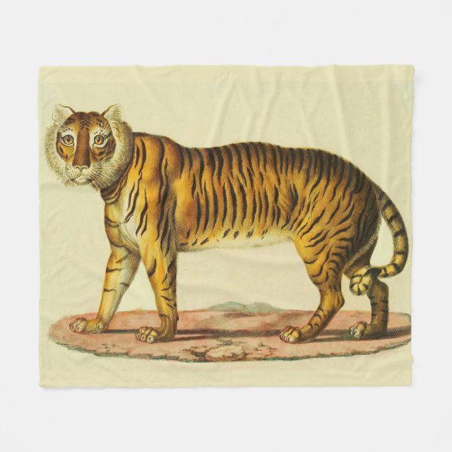 Cobertor De Velo impressão de tigre 1824 (Frente (Horizontal))
