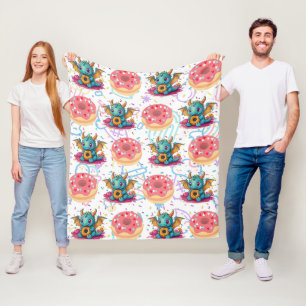 Cobertor De Velo Impressão do Dragão dos Dentes Doce