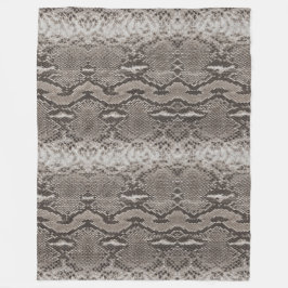 Cobertor De Velo Impressão em animais de pele de Cobra Python