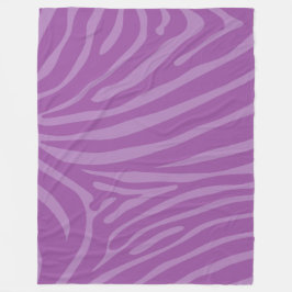 Cobertor De Velo Impressão em Zebra Roxo de Duas Toneladas