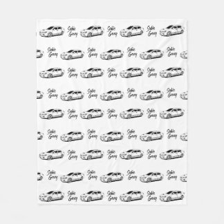 Cobertor De Velo Impressão preto de Gangue Subie