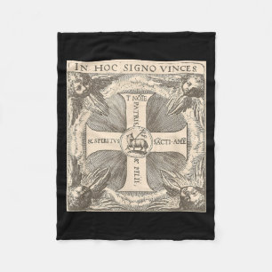 Cobertor De Velo In Hoc Signo Vinces Cordeiro de Deus Neste Sinal C