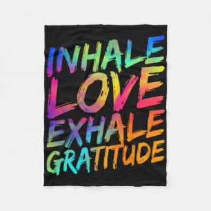 Cobertor De Velo Inalar Amor Exalar Gratidão Yoga Meditação Espirit