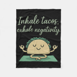 Cobertor De Velo Inalar Tacos Exalar Negatividade Arte de Ioga de T