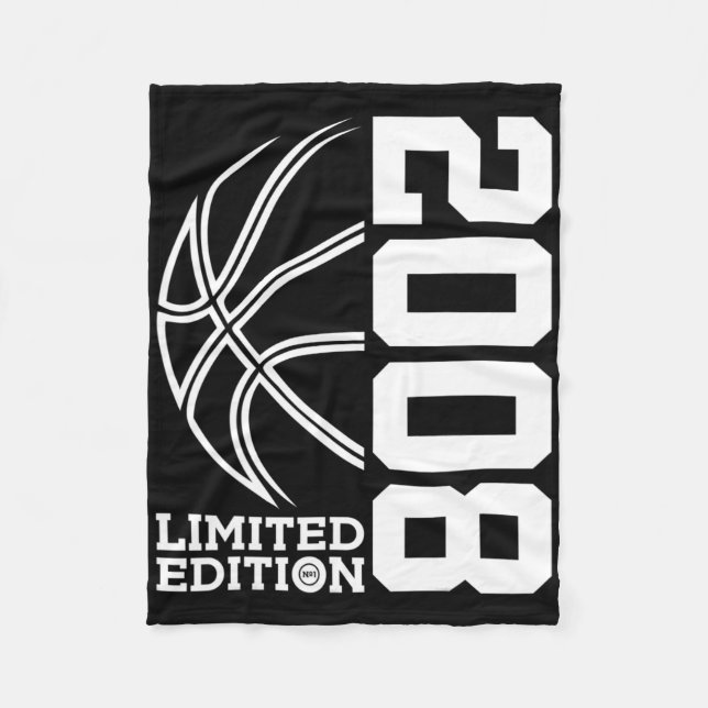 Cobertor De Velo Incrível Desde 2008 Birthday Bysketbyll Limited Ed (Frente)